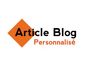 article blog personnalisé