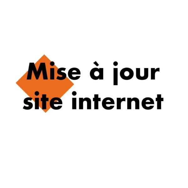 mise à jour site internet